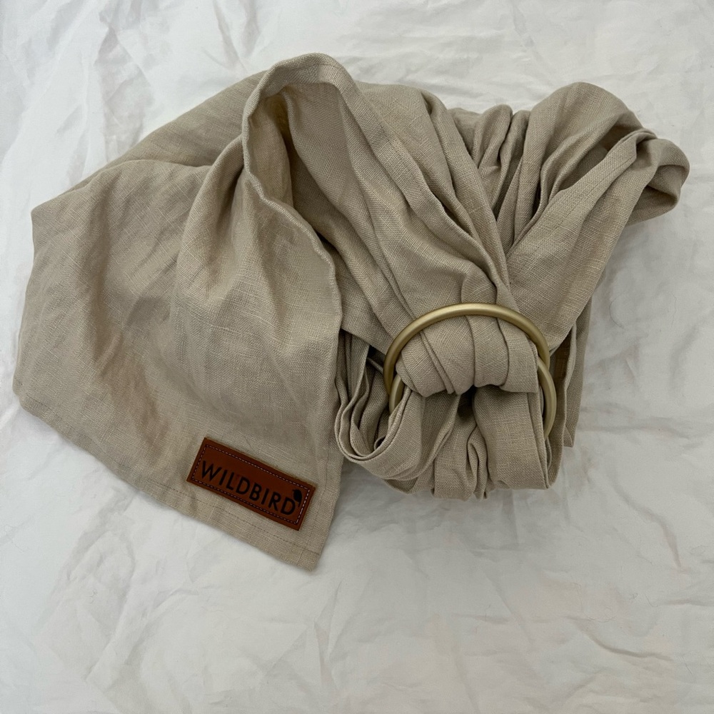 WildBird Cream Sling with Gold Ring